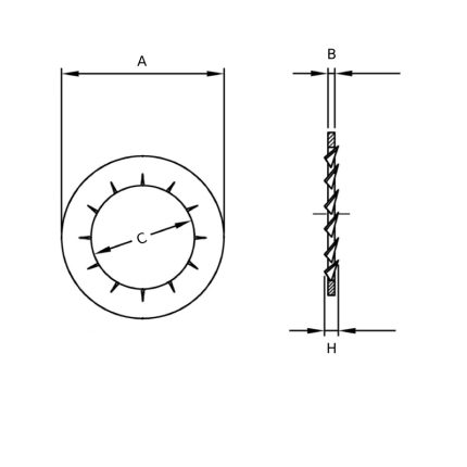 tirtikli rondela cizim